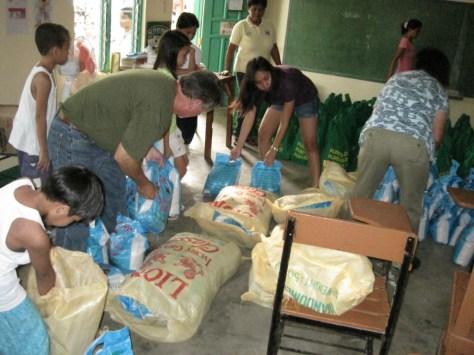 Once again - another food distribution to families who had been hard hit and were struggling.