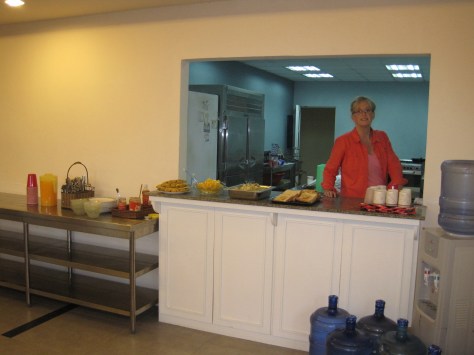 Great breakfast honey.  Way to go!