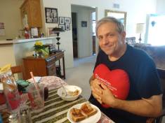 Dr. Radcliffe home after heart surgery